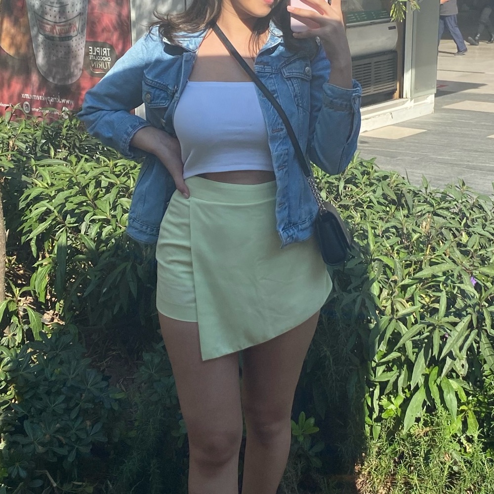 Green skort